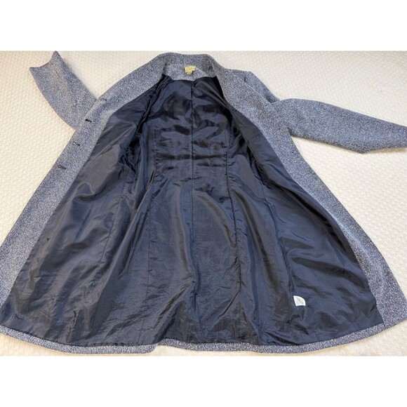 Caslon Tweed Jacket‎ Mid Length Coat | Gray | Single Breasted | Size 8 - Picture 7 of 15